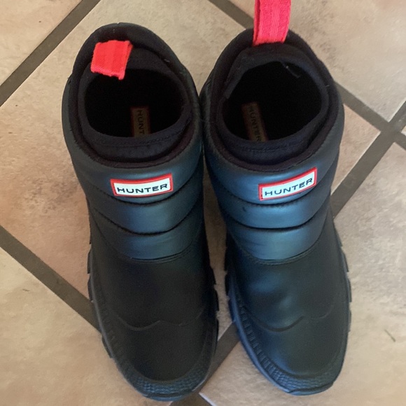 Hunter Black Original Insulated Snow Ankle Boot US 10 UK 8 - Picture 4 of 11